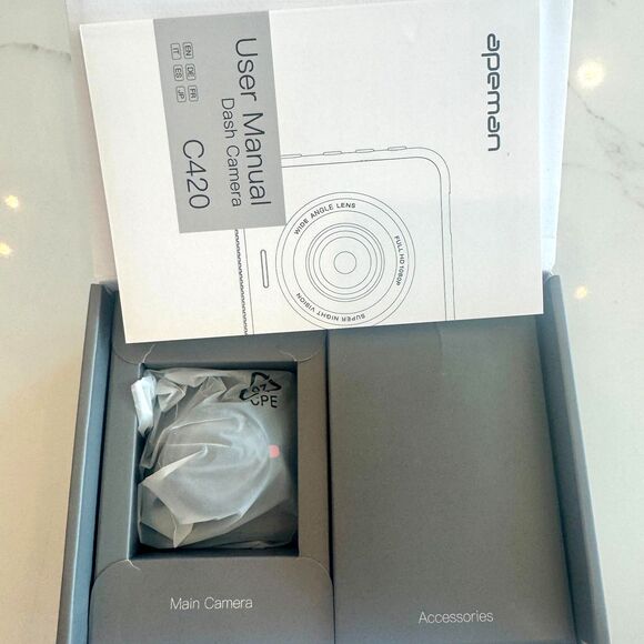 Apeman C420 Mini Dash Cam - New in Box - Picture 4 of 5